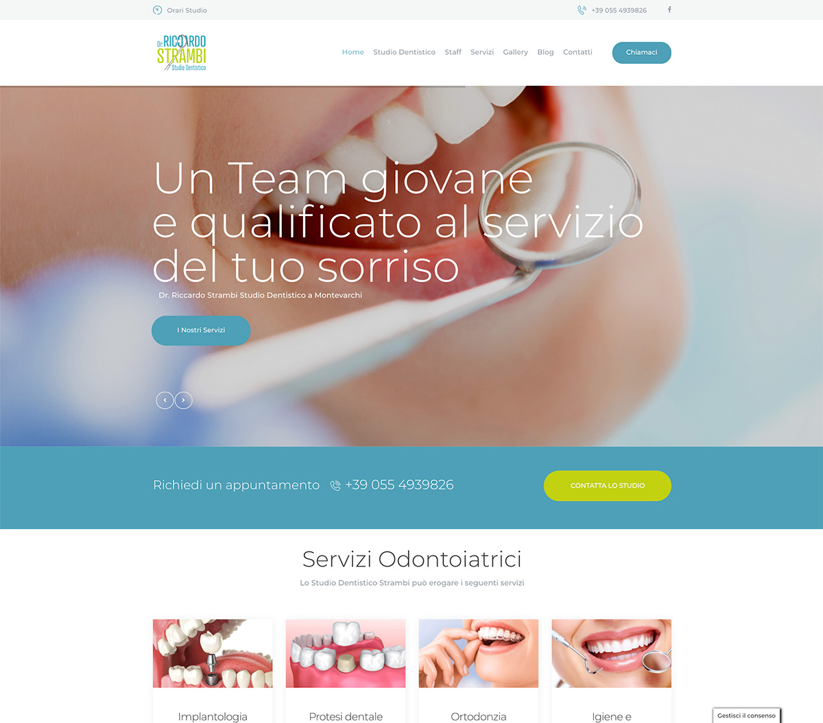 SG Consulting realizzazione sito web studio dentistico