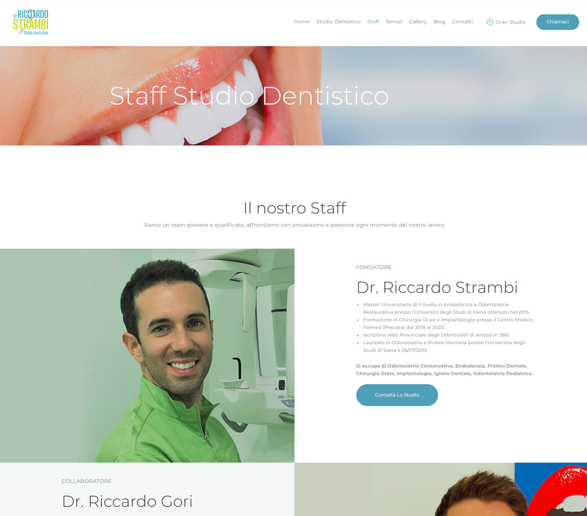 SG Consulting realizzazione sito web studio dentistico